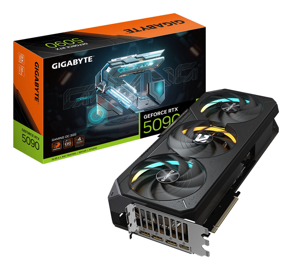 GIGABYTE GeForce RTX 5090 GAMING OC 32G Graphics Card - 32GB GDDR7, 512bit, PCI-E 5.0, 2550MHz Core Clock, 3 x DP 2.1a, 1 x HDMI 2.1b, NVIDIA DLSS 4, GV-N5090GAMING OC-32GD