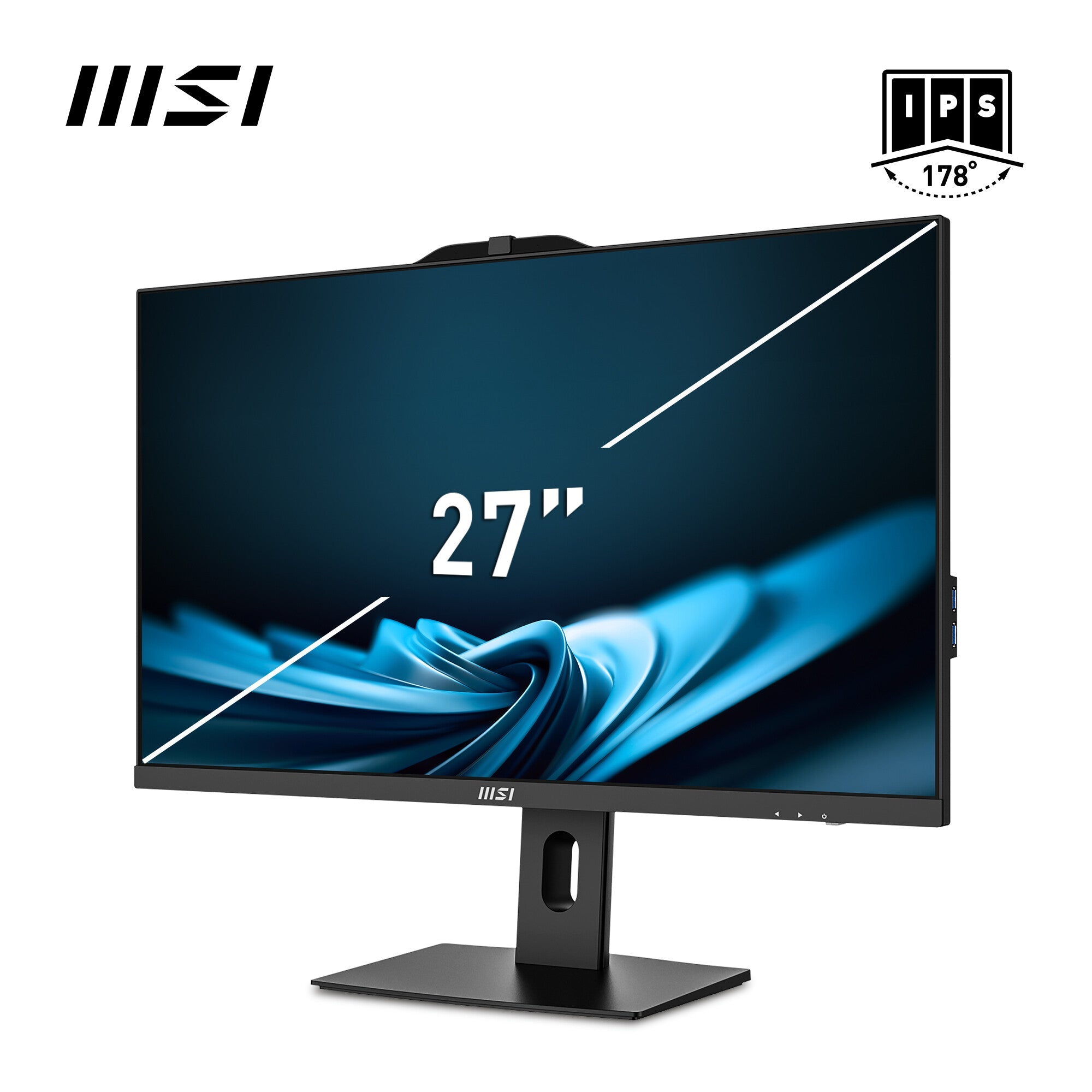 MSI Pro AP272P 14M Intel Core i7 14700 All in One PC Barebone, (NO RAM, NO Storage, NO OS), 27 Inch IPS Screen/UHD Graphics/Type-C/USB/LAN/HDMI/DP/WiFi 6E/BT 5.3/VESA