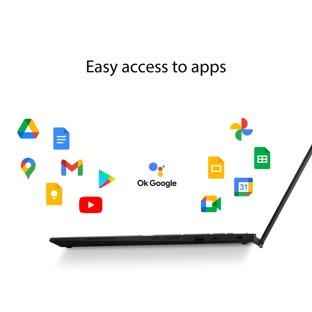 ASUS Chromebook CB5601FBA-MC0024 Intel® Core™ i5 i5-1235U 40.6 cm (16") Touchscreen WUXGA 8 GB LPDDR4x-SDRAM 256 GB SSD Wi-Fi 6E (802.11ax) ChromeOS Grey