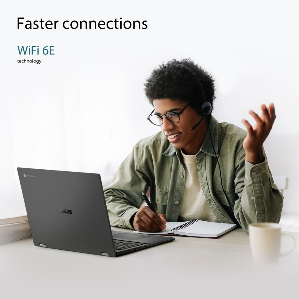 ASUS Chromebook CB5601FBA-MC0024 Intel® Core™ i5 i5-1235U 40.6 cm (16") Touchscreen WUXGA 8 GB LPDDR4x-SDRAM 256 GB SSD Wi-Fi 6E (802.11ax) ChromeOS Grey