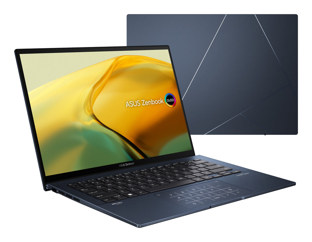 ASUS Zenbook 14 OLED UX3402VA-KNi715XT Intel® Core™ i7 i7-1360P Laptop 35.6 cm (14") Touchscreen 2.8K 16 GB LPDDR5-SDRAM 512 GB SSD Wi-Fi 6E (802.11ax) Windows 11 Pro Blue