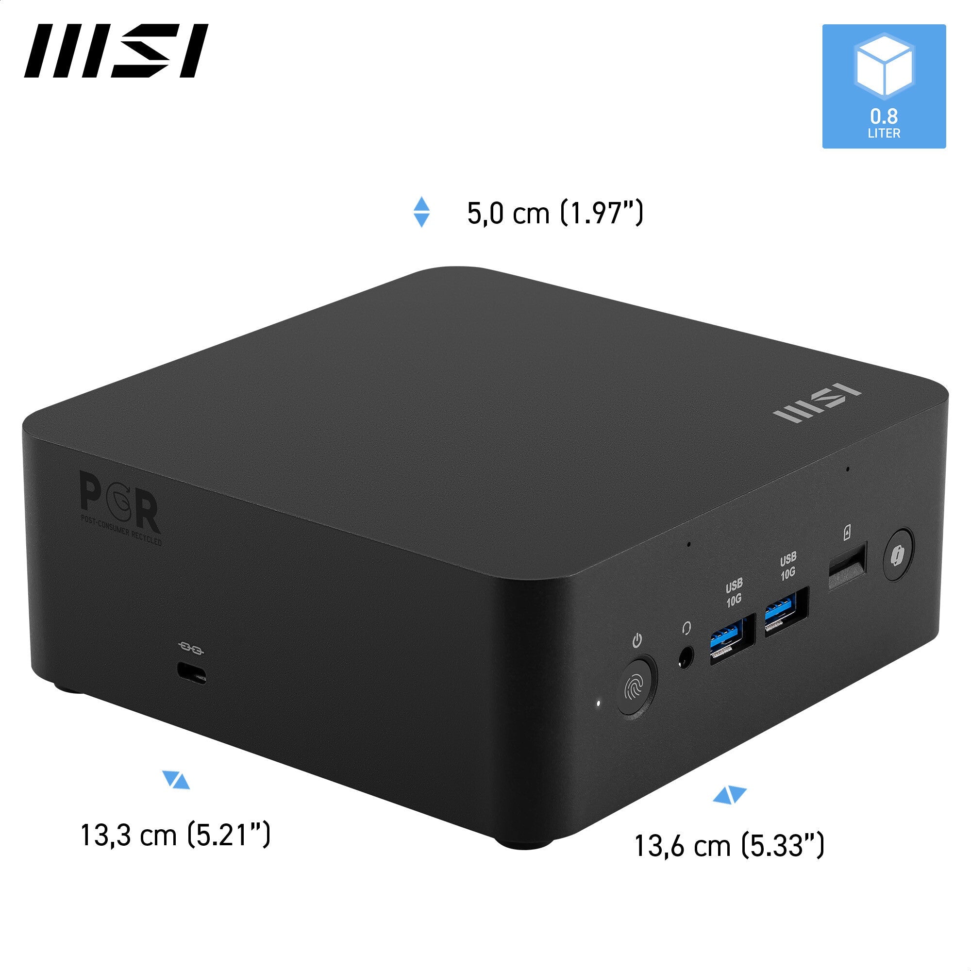 MSI Cubi NUC AI+ 2MG Intel Core Ultra 9 288V, Desktop PC, NUC, SFF, Mini Computer, HTPC, (32GB RAM, 1TB Storage, Windows 11 PRO NextGen Premium), Intel Arc Graphics/Embedded DDR5/Dual ThunderBolt 4/HDMI/Dual LAN/WiFi 6E/BT 5.3/VESA
