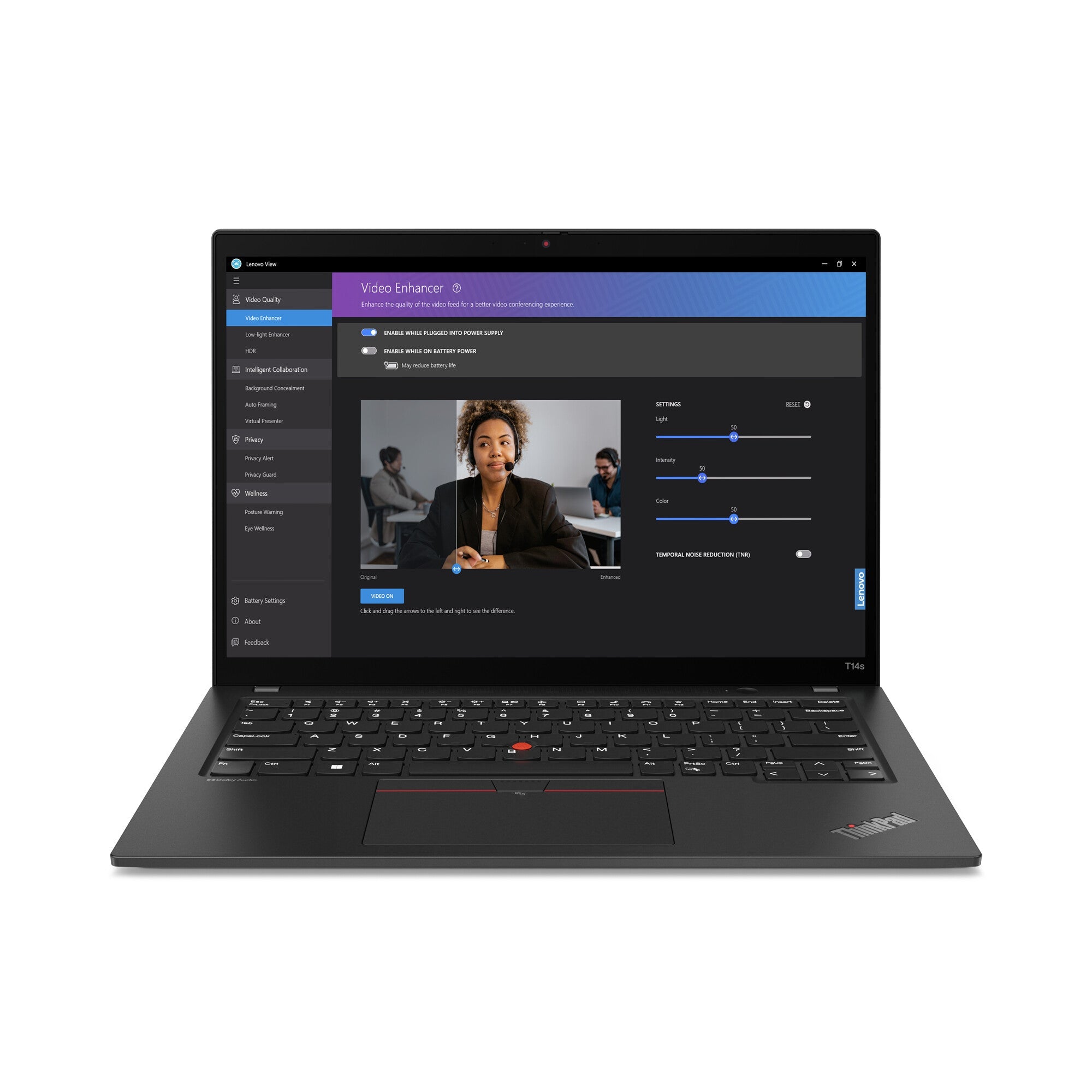 Lenovo ThinkPad T14s Gen 4 (Intel) Intel® Core™ i5 i5-1335U Laptop 35.6 cm (14") WUXGA 16 GB LPDDR5x-SDRAM 256 GB SSD Wi-Fi 6E (802.11ax) Windows 11 Pro UK English Black