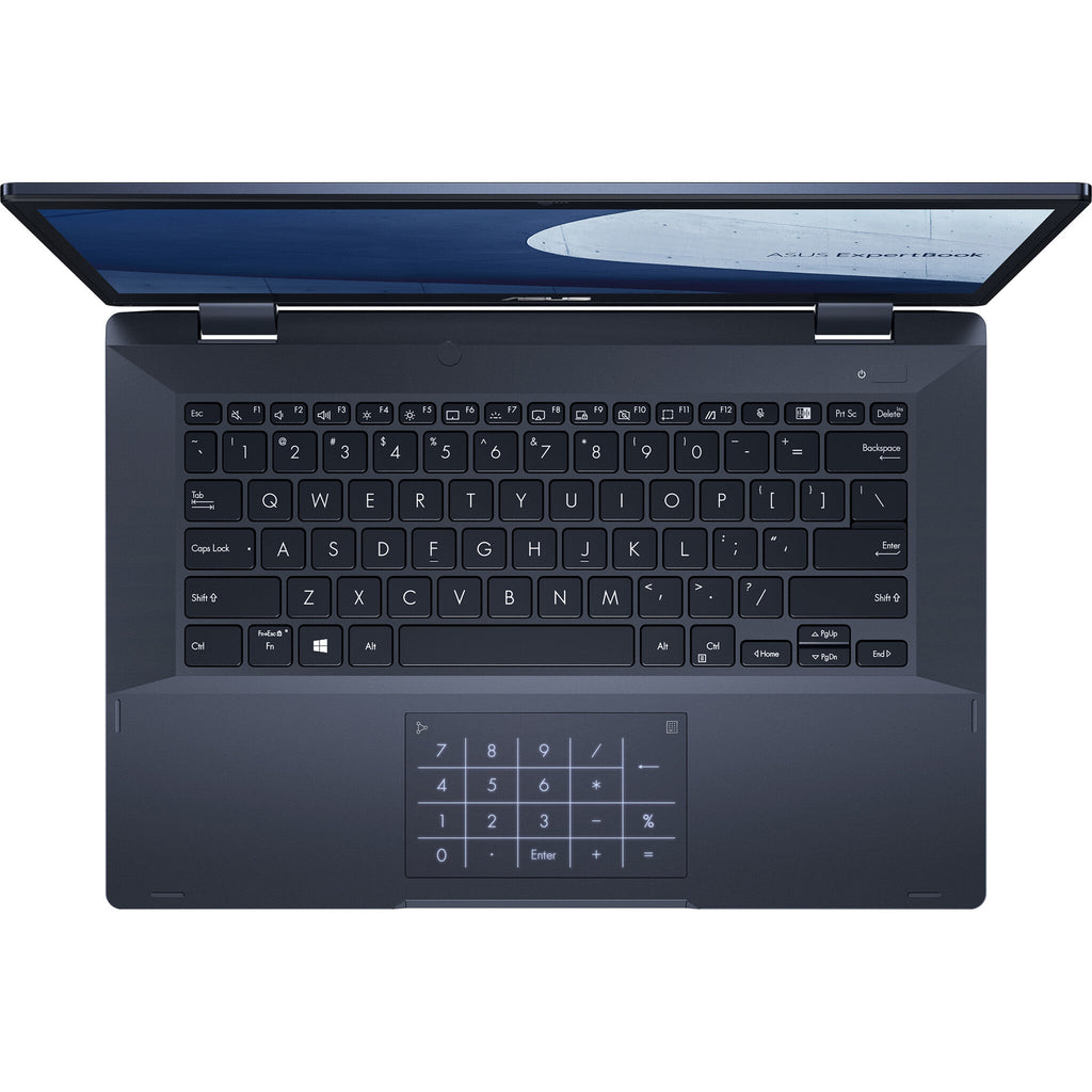 ASUS ExpertBook B3 Flip B3402FB-i582XA Intel® Core™ i5 i5-1235U Hybrid (2-in-1) 35.6 cm (14") Touchscreen Full HD 8 GB DDR4-SDRAM 256 GB SSD Wi-Fi 6 (802.11ax) Windows 11 Pro Education Black