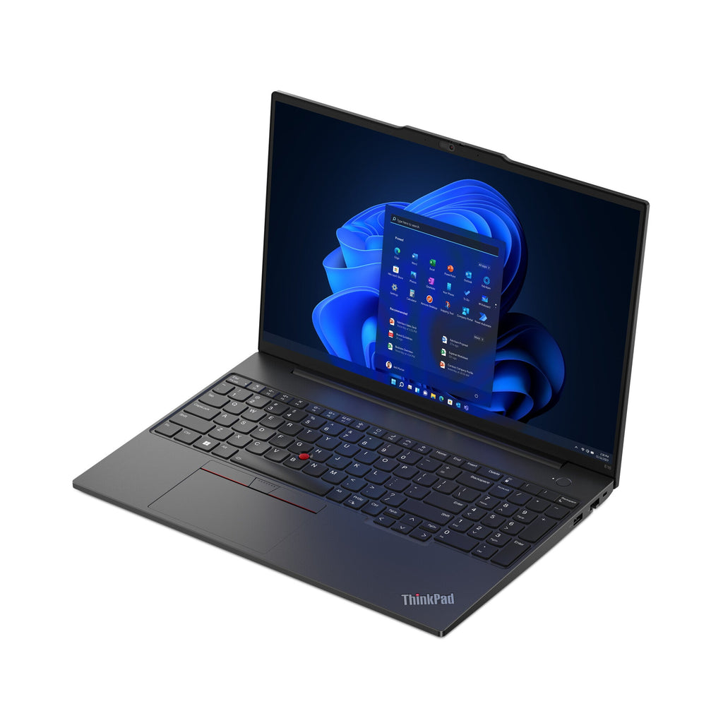Lenovo ThinkPad E16 Gen 1 (AMD) AMD Ryzen™ 5 7530U Laptop 40.6 cm (16") WUXGA 16 GB DDR4-SDRAM 512 GB SSD Wi-Fi 6 (802.11ax) Windows 11 Pro UK English Black