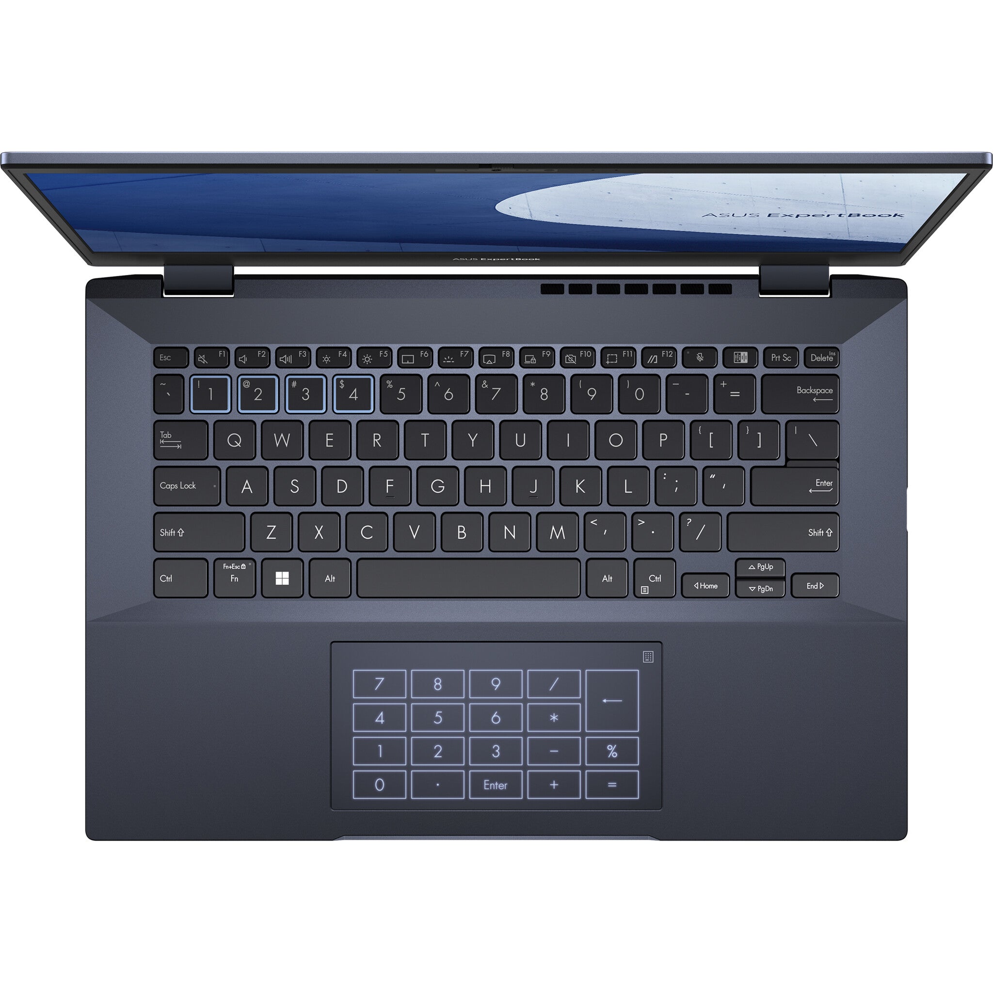 ASUS ExpertBook B5 OLED B5602CBA-L2i5X Intel® Core™ i5 i5-1240P Laptop 40.6 cm (16") WQUXGA 8 GB DDR5-SDRAM 256 GB SSD Wi-Fi 6E (802.11ax) Windows 11 Pro Black