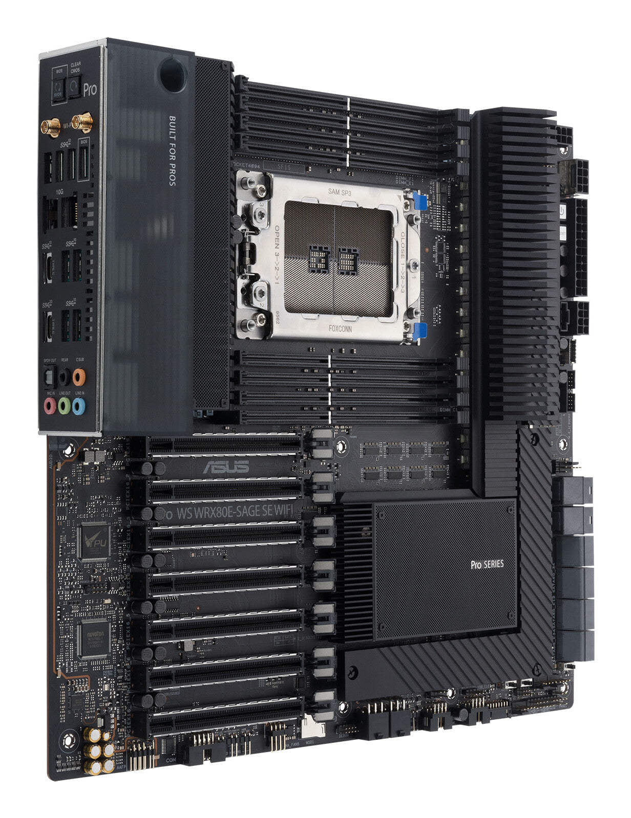 ASUS Pro WS WRX80E-SAGE SE WIFI II AMD WRX80 Socket sWRX8 Extended ATX