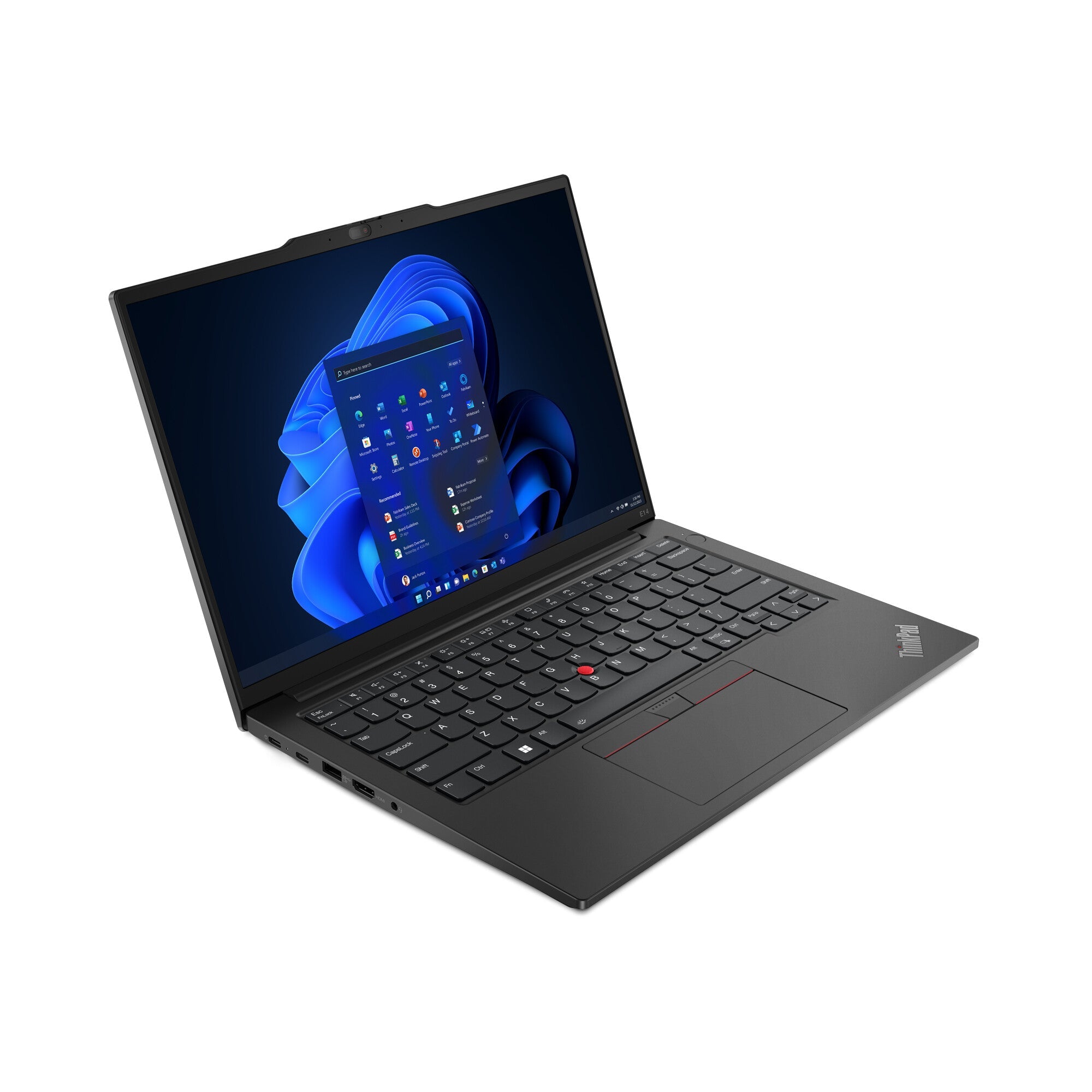 Lenovo ThinkPad E14 Gen 5 (AMD) AMD Ryzen™ 7 7730U Laptop 35.6 cm (14") WUXGA 16 GB DDR4-SDRAM 512 GB SSD Wi-Fi 6 (802.11ax) Windows 11 Pro UK English Black