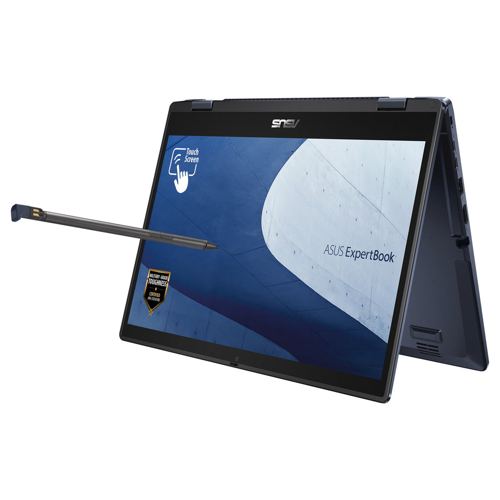 ASUS ExpertBook B3 Flip B3402FB-i582XA Intel® Core™ i5 i5-1235U Hybrid (2-in-1) 35.6 cm (14") Touchscreen Full HD 8 GB DDR4-SDRAM 256 GB SSD Wi-Fi 6 (802.11ax) Windows 11 Pro Education Black