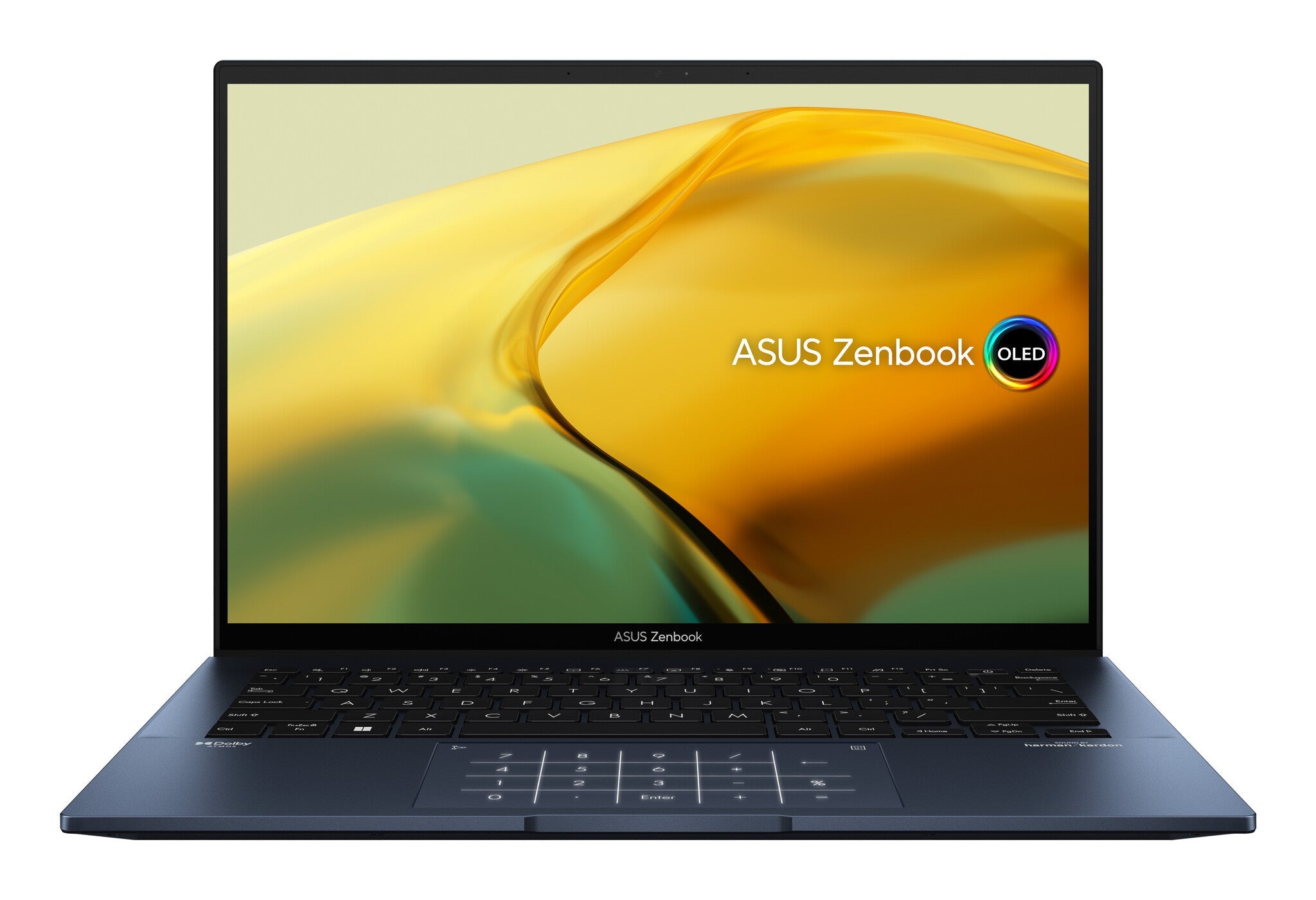 ASUS Zenbook 14 OLED UX3402VA-KNi715XT Intel® Core™ i7 i7-1360P Laptop 35.6 cm (14") Touchscreen 2.8K 16 GB LPDDR5-SDRAM 512 GB SSD Wi-Fi 6E (802.11ax) Windows 11 Pro Blue