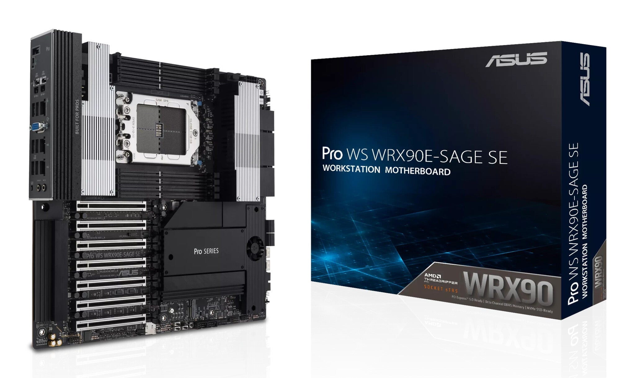 ASUS PRO WS WRX90E-SAGE SE AMD WRX90 Socket sTR5 EEB