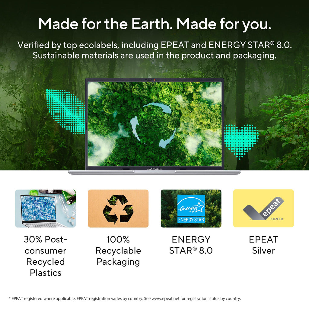 ASUS Vivobook 16 X1605ZA-MB004W Intel® Core™ i5 i5-1235U Laptop 40.6 cm (16") WUXGA 16 GB DDR4-SDRAM 512 GB SSD Wi-Fi 6 (802.11ax) Windows 11 Home Silver