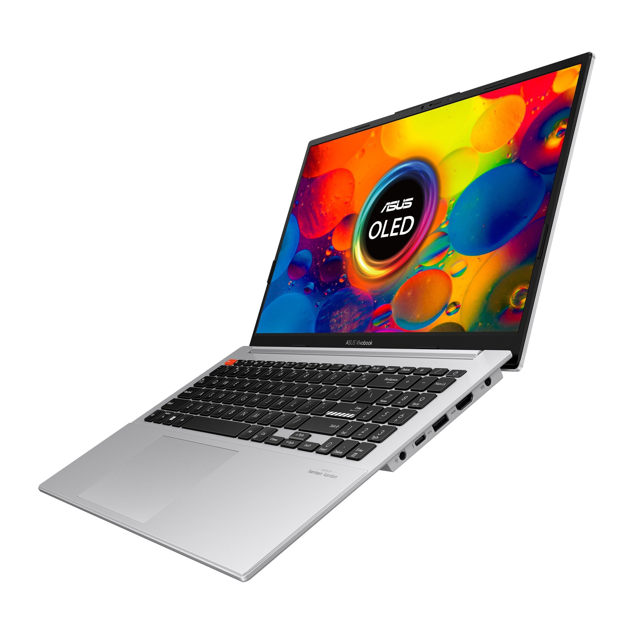 ASUS Vivobook S 15 OLED S5504VN-L1061W Intel® Core™ i7 i7-13700H Laptop 39.6 cm (15.6") Full HD 16 GB LPDDR5-SDRAM 1 TB SSD Intel Arc A350M Wi-Fi 6E (802.11ax) Windows 11 Home Silver