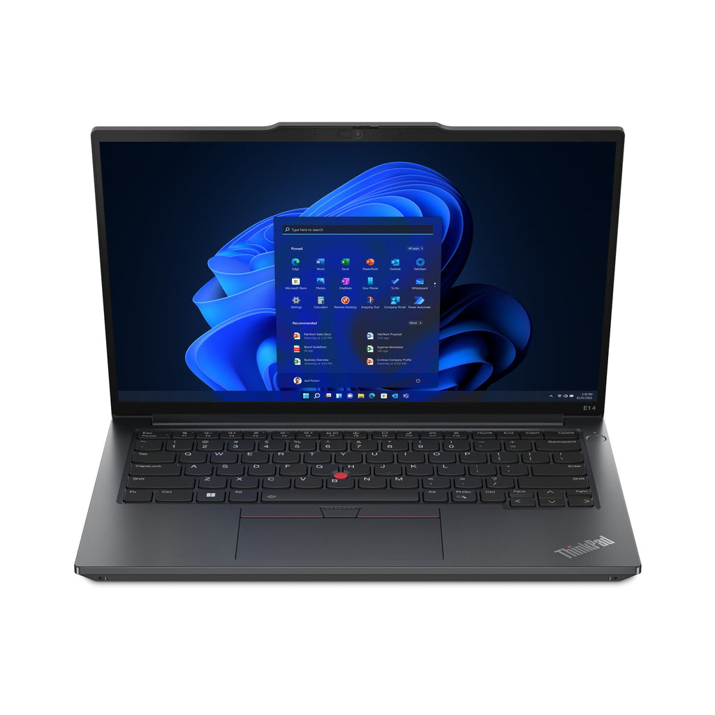 Lenovo ThinkPad E14 Gen 5 (AMD) AMD Ryzen™ 5 7530U Laptop 35.6 cm (14") WUXGA 8 GB DDR4-SDRAM 256 GB SSD Wi-Fi 6 (802.11ax) Windows 11 Pro UK English Black