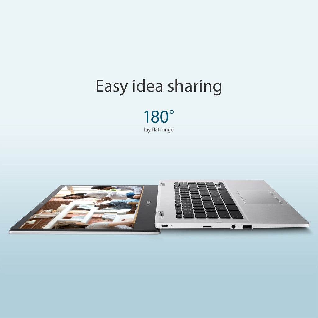 ASUS Chromebook CB1400CKA-NK0570 Intel® Celeron® N N4500 35.6 cm (14") Full HD 4 GB LPDDR4x-SDRAM 64 GB eMMC Wi-Fi 6 (802.11ax) ChromeOS Silver