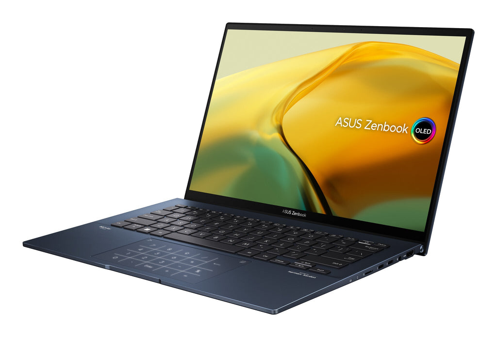 ASUS Zenbook 14 OLED UX3402VA-KNi715XT Intel® Core™ i7 i7-1360P Laptop 35.6 cm (14") Touchscreen 2.8K 16 GB LPDDR5-SDRAM 512 GB SSD Wi-Fi 6E (802.11ax) Windows 11 Pro Blue