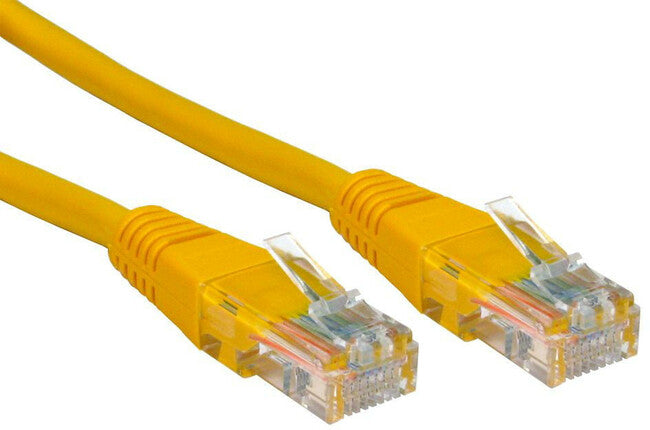1-metre cat 5 cable in yellow